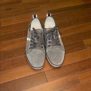 Kenneth Cole Reaction Men's Gray Lace-Up Sneakers